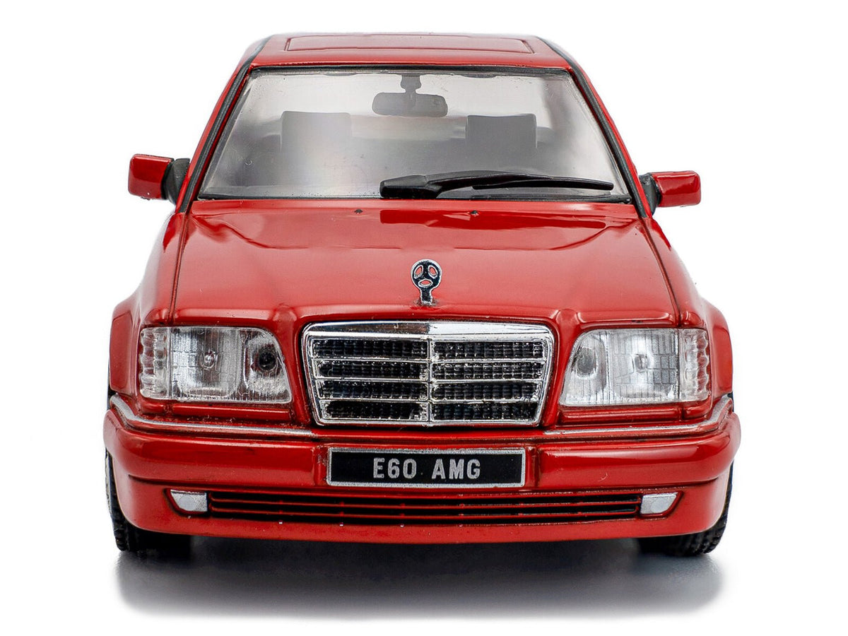 1994 Mercedes-Benz (W124) E60 AMG Signal Red 1/43 Diecast Model Car by Solido-Solido-ModelCars.com