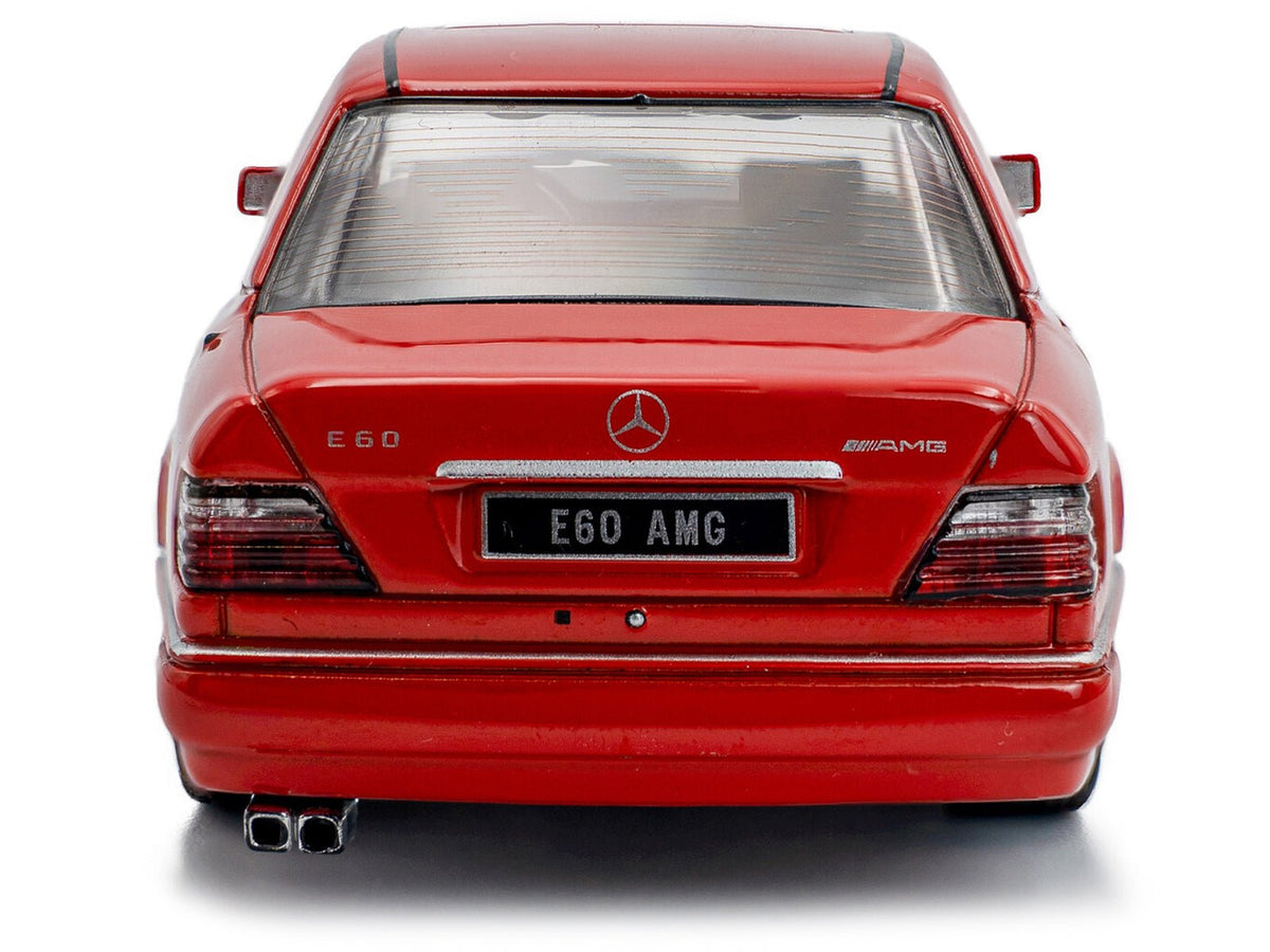 1994 Mercedes-Benz (W124) E60 AMG Signal Red 1/43 Diecast Model Car by Solido-Solido-ModelCars.com