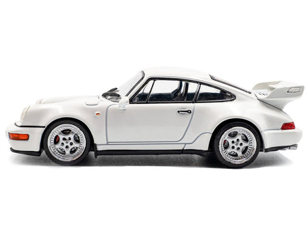 1994 Porsche 911 (964) RS 3.8 Grand Prix White 1/43 Diecast Model Car by Solido-Solido-ModelCars.com