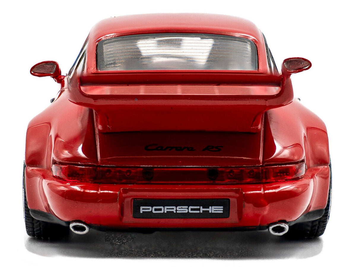 1994 Porsche 911 (964) RS 3.8 Guards Red 1/43 Diecast Model Car by Solido-Solido-ModelCars.com