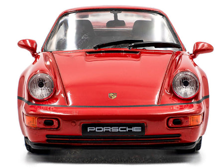 1994 Porsche 911 (964) RS 3.8 Guards Red 1/43 Diecast Model Car by Solido-Solido-ModelCars.com