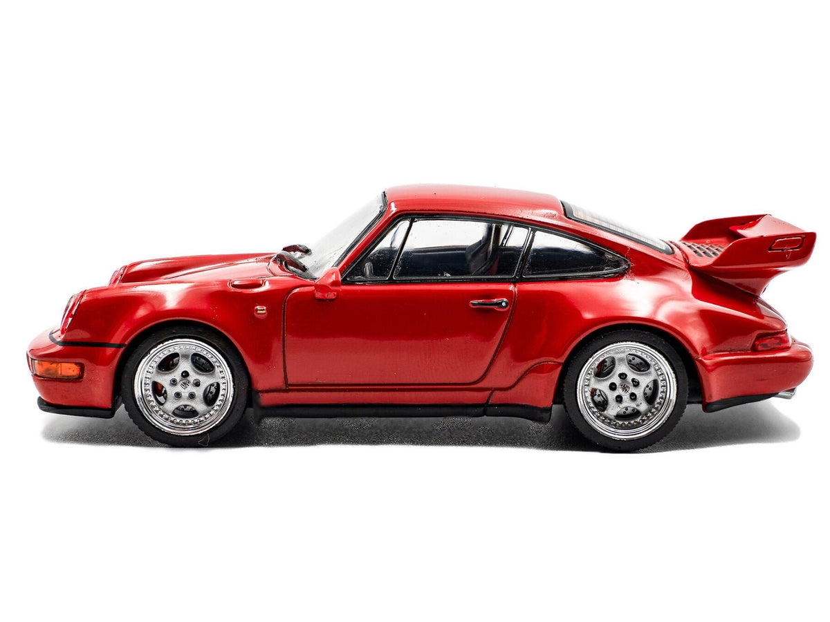 1994 Porsche 911 (964) RS 3.8 Guards Red 1/43 Diecast Model Car by Solido-Solido-ModelCars.com