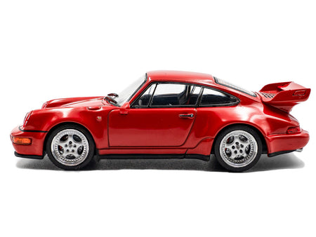 1994 Porsche 911 (964) RS 3.8 Guards Red 1/43 Diecast Model Car by Solido-Solido-ModelCars.com