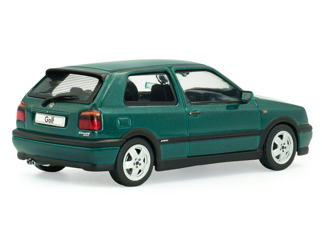 1994 Volkswagen Golf MKIII VR6 Dragon Green Pearl 1/43 Diecast Model Car by Solido-Solido-ModelCars.com
