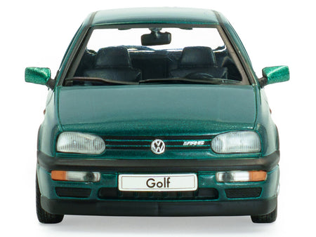 1994 Volkswagen Golf MKIII VR6 Dragon Green Pearl 1/43 Diecast Model Car by Solido-Solido-ModelCars.com