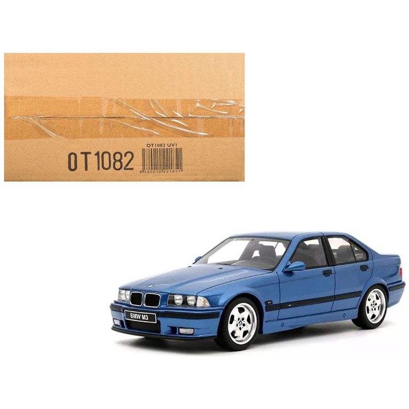 1995 BMW E36 M3 Estoril Blue Limited Edition to 3000 pieces Worldwide 1/18 Model Car by Otto Mobile - Otto Mobile - ModelCars.com