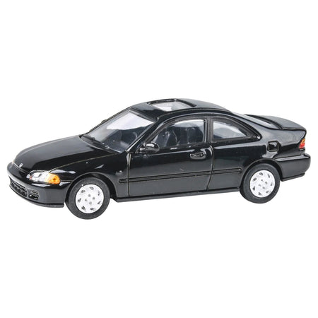 1995 Honda Civic Coupe EJ1 Black with Sunroof 1/64 Diecast Model Car by Paragon Models - Paragon - ModelCars.com