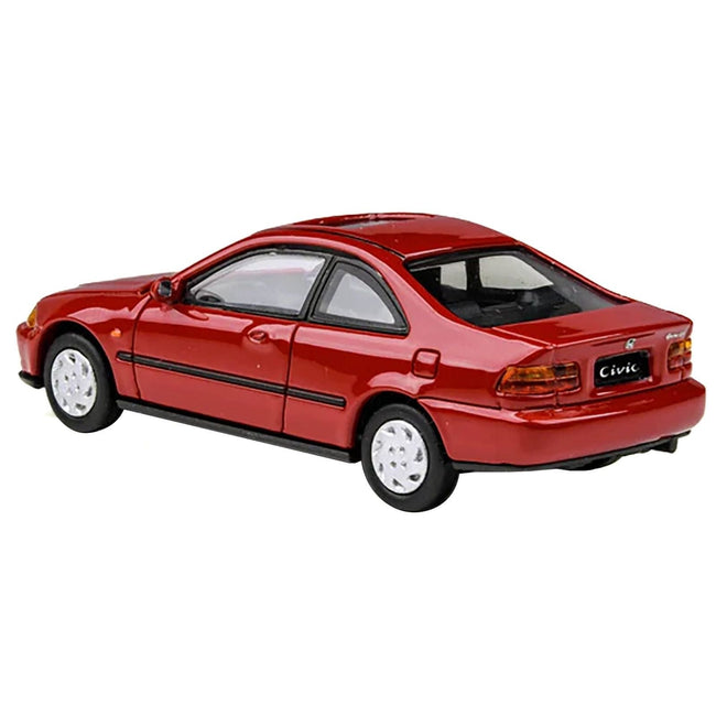 1995 Honda Civic Coupe EJ1 Milano Red 1/64 Diecast Model Car by Paragon Models-Paragon-ModelCars.com