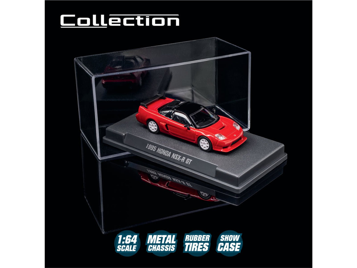 1995 Honda NSX-R GT RHD (Right Hand Drive) Red with Black Top "Collection" Series 1/64 Diecast Model Car by Majorette-Majorette-ModelCars.com