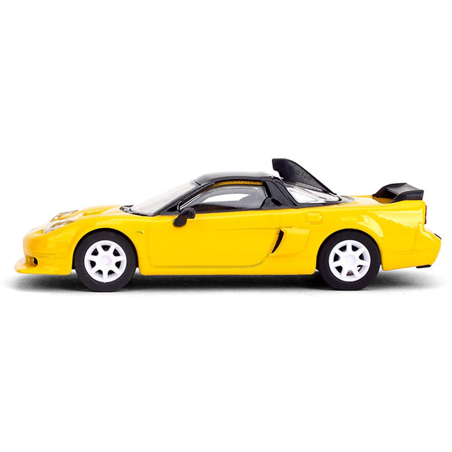 1995 Honda NSX-R GT RHD (Right Hand Drive) Yellow with Black Top "Collection" Series 1/64 Diecast Model Car by Majorette-Majorette-ModelCars.com