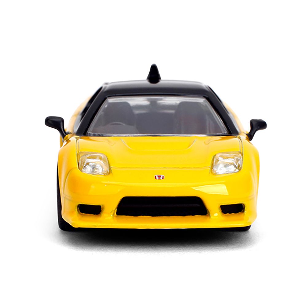 1995 Honda NSX-R GT RHD (Right Hand Drive) Yellow with Black Top "Collection" Series 1/64 Diecast Model Car by Majorette-Majorette-ModelCars.com