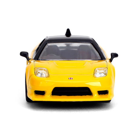 1995 Honda NSX-R GT RHD (Right Hand Drive) Yellow with Black Top "Collection" Series 1/64 Diecast Model Car by Majorette-Majorette-ModelCars.com