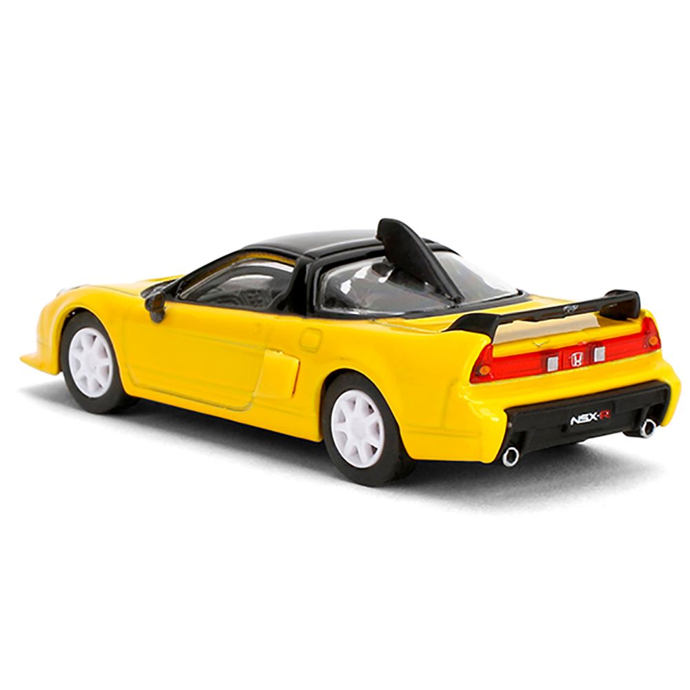 1995 Honda NSX-R GT RHD (Right Hand Drive) Yellow with Black Top "Collection" Series 1/64 Diecast Model Car by Majorette-Majorette-ModelCars.com