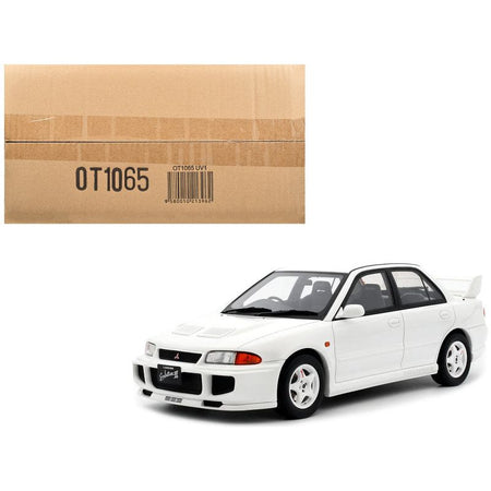 1995 Mitsubishi Lancer Evolution III RHD (Right Hand Drive) Scotia White Limited Edition to 3000 pieces Worldwide 1/18 Model Car by Otto Mobile - Otto Mobile - ModelCars.com