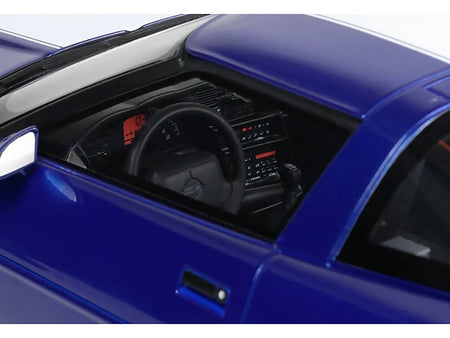1996 Chevrolet Corvette C4 Grand Sport Blue Metallic with White Stripe 1/18 Model Car by GT Spirit-GT Spirit-ModelCars.com