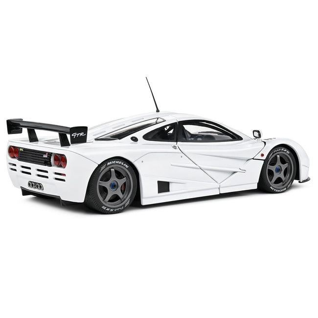 1996 McLaren F1 GTR Short Tail White 1/18 Diecast Model Car by Solido-Solido-ModelCars.com