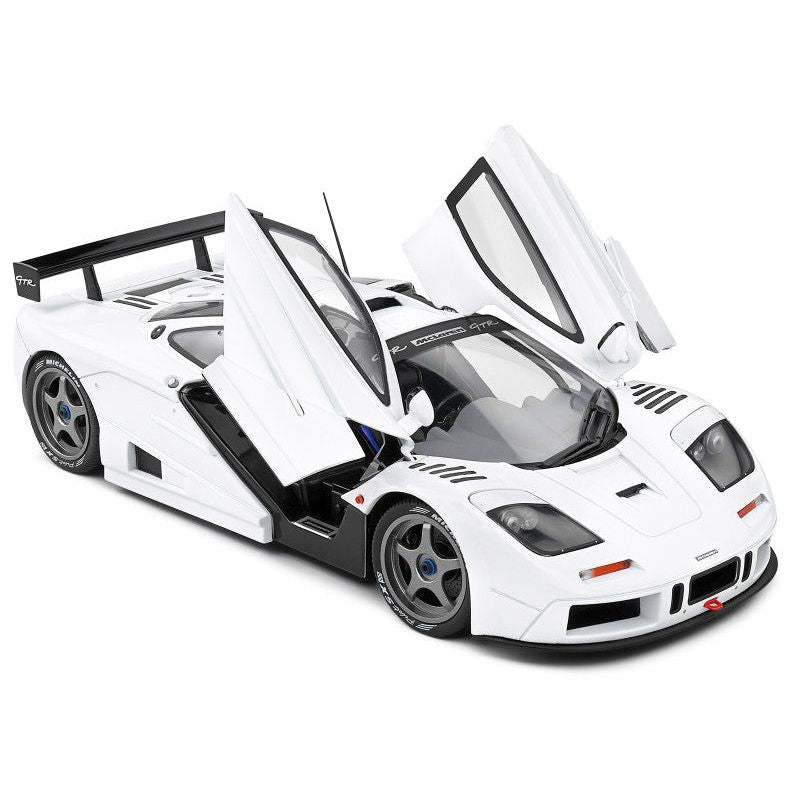 1996 McLaren F1 GTR Short Tail White 1/18 Diecast Model Car by Solido - Solido - ModelCars.com