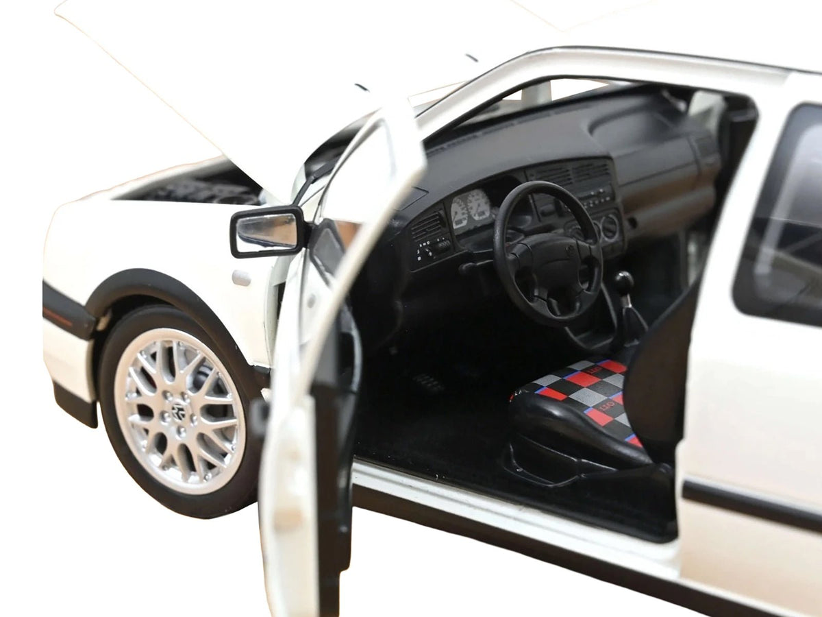1996 Volkswagen Golf GTI Candy White "20 Years Anniversary Edition" 1/18 Diecast Model Car by Norev-Norev-ModelCars.com