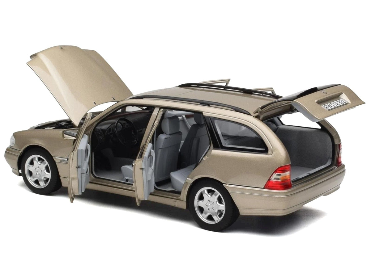 1997 Mercedes-Benz C-Class T-Model Smoke Silver Metallic 1/18 Diecast Model Car by Norev-Norev-ModelCars.com