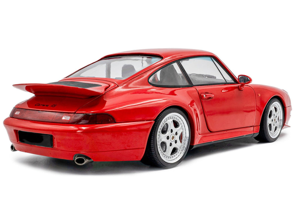 1997 Porsche 911 (993) Carrera RS Guards Red 1/18 Diecast Model Car by Solido-Solido-ModelCars.com