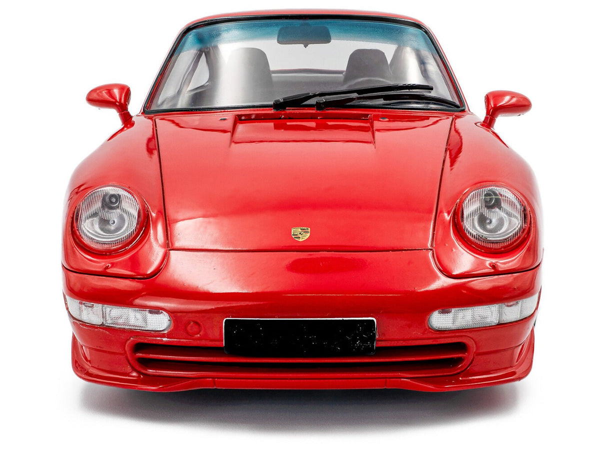 1997 Porsche 911 (993) Carrera RS Guards Red 1/18 Diecast Model Car by Solido-Solido-ModelCars.com
