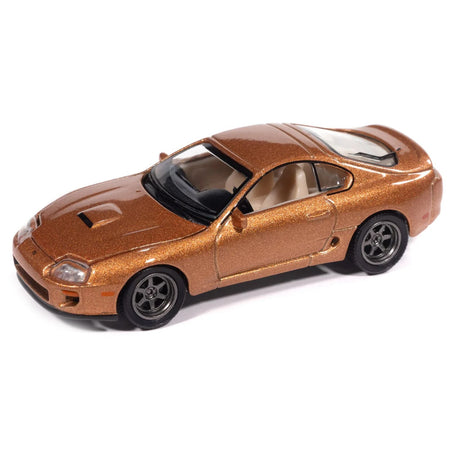 1998 Toyota Supra Sedona Sunset Bronze Metallic "Modern Muscle" Series 1/64 Diecast Model Car by Auto World-Autoworld-ModelCars.com