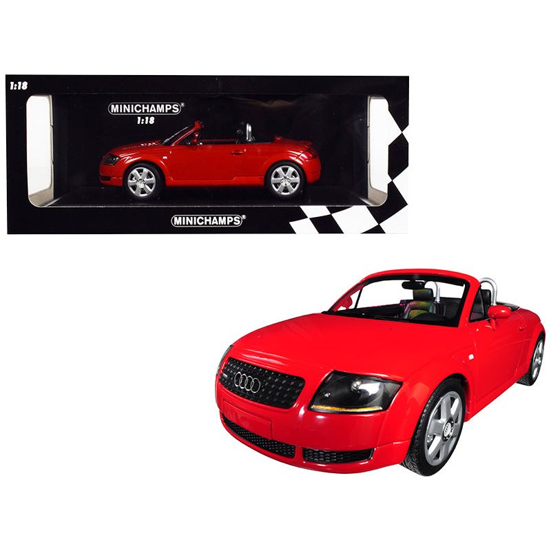 1999 Audi TT Roadster Red Limited Edition to 300 pieces Worldwide 1/18 Diecast Model Car by Minichamps - Minichamps - ModelCars.com