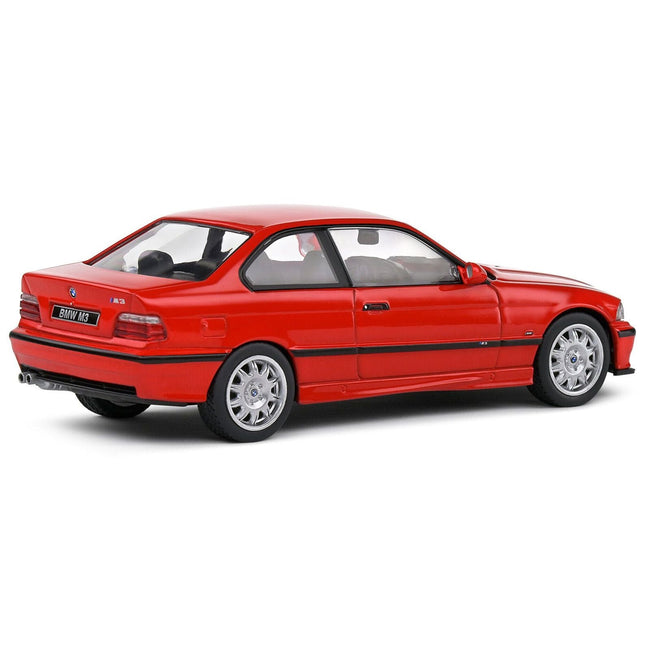 1999 BMW E36 M3 Coupe Brilliant Red 1/43 Diecast Model Car by Solido-Solido-ModelCars.com