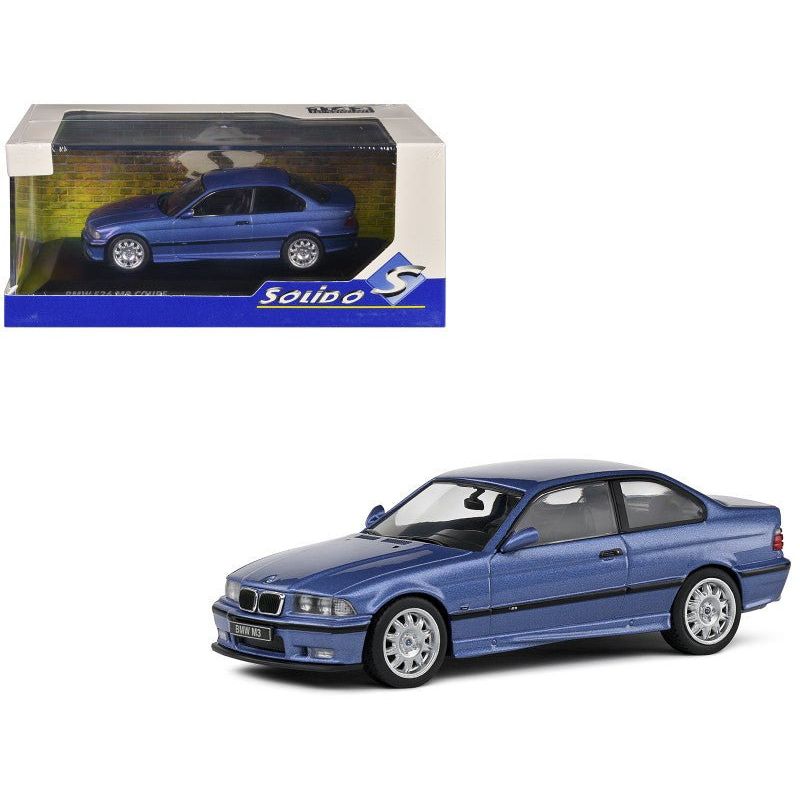 1999 BMW E36 M3 Coupe Estoril Blue Metallic 1/43 Diecast Model Car by Solido - Solido - ModelCars.com