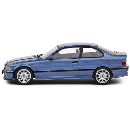1999 BMW E36 M3 Coupe Estoril Blue Metallic 1/43 Diecast Model Car by Solido-Solido-ModelCars.com