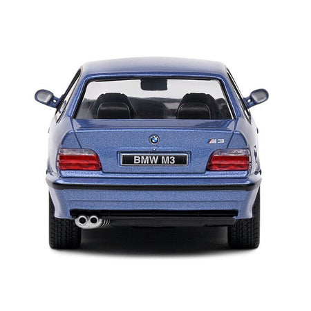 1999 BMW E36 M3 Coupe Estoril Blue Metallic 1/43 Diecast Model Car by Solido-Solido-ModelCars.com