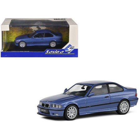 1999 BMW E36 M3 Coupe Estoril Blue Metallic 1/43 Diecast Model Car by Solido-Solido-ModelCars.com