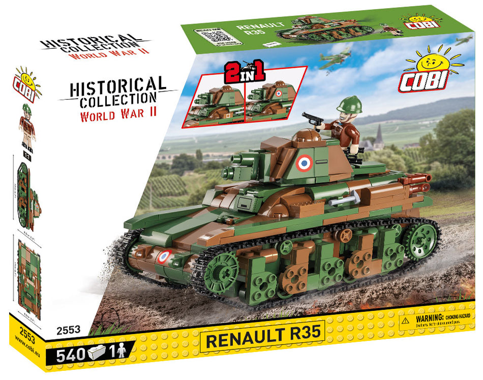 Cobi 540pcs HC WWII Renault R35