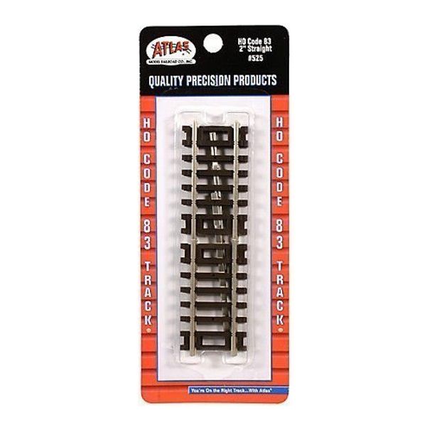 2" STRAIGHT SECTION 4PCS - Atlas Track - ModelCars.com