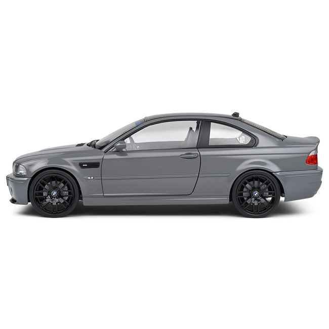 2000 BMW E46 M3 "Streetfighter" Nardo Gray with Black Top 1/18 Diecast Model Car by Solido-Solido-ModelCars.com