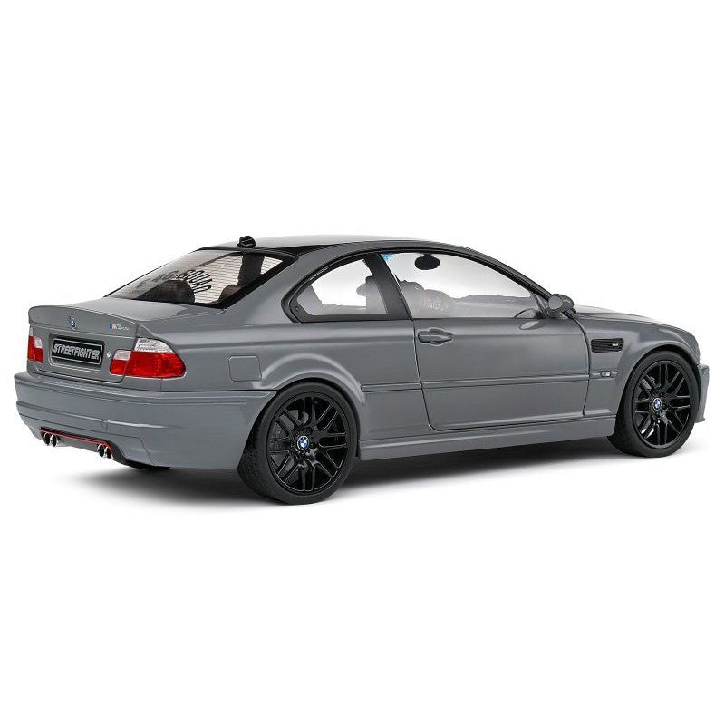 2000 BMW E46 M3 "Streetfighter" Nardo Gray with Black Top 1/18 Diecast Model Car by Solido - Solido - ModelCars.com