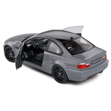 2000 BMW E46 M3 "Streetfighter" Nardo Gray with Black Top 1/18 Diecast Model Car by Solido - Solido - ModelCars.com