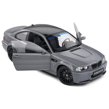 2000 BMW E46 M3 "Streetfighter" Nardo Gray with Black Top 1/18 Diecast Model Car by Solido - Solido - ModelCars.com