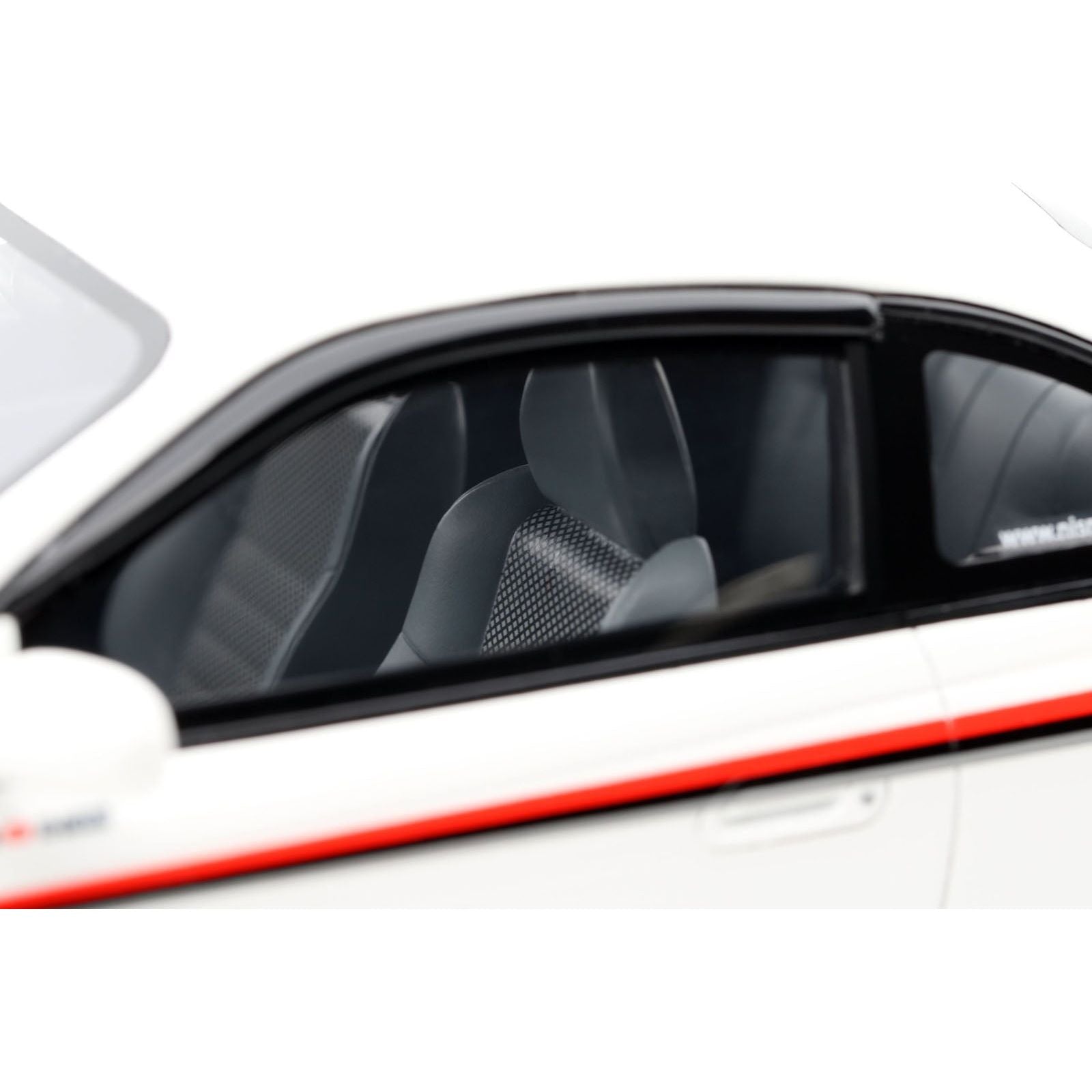 2000 Nissan Silvia (S15) NISMO S - Tune RHD (Right Hand Drive) White with Stripes Limited Edition to 2500 pieces Worldwide 1/18 Model Car by Otto Mobile - Otto Mobile - ModelCars.com