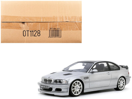 2001 BMW E46 M3 GTR Street Titan Silver Metallic 1/18 Model Car by Otto Mobile-Otto Mobile-ModelCars.com