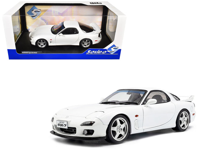 2001 Mazda RX7 Type RS (FD3S) RHD (Right Hand Drive) White 1/18 Diecast Model Car by Solido-Solido-ModelCars.com
