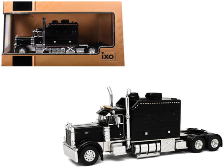2002 Peterbilt 379 Custom Truck Tractor Black 1/64 Diecast Model by IXO Models-IXO-ModelCars.com