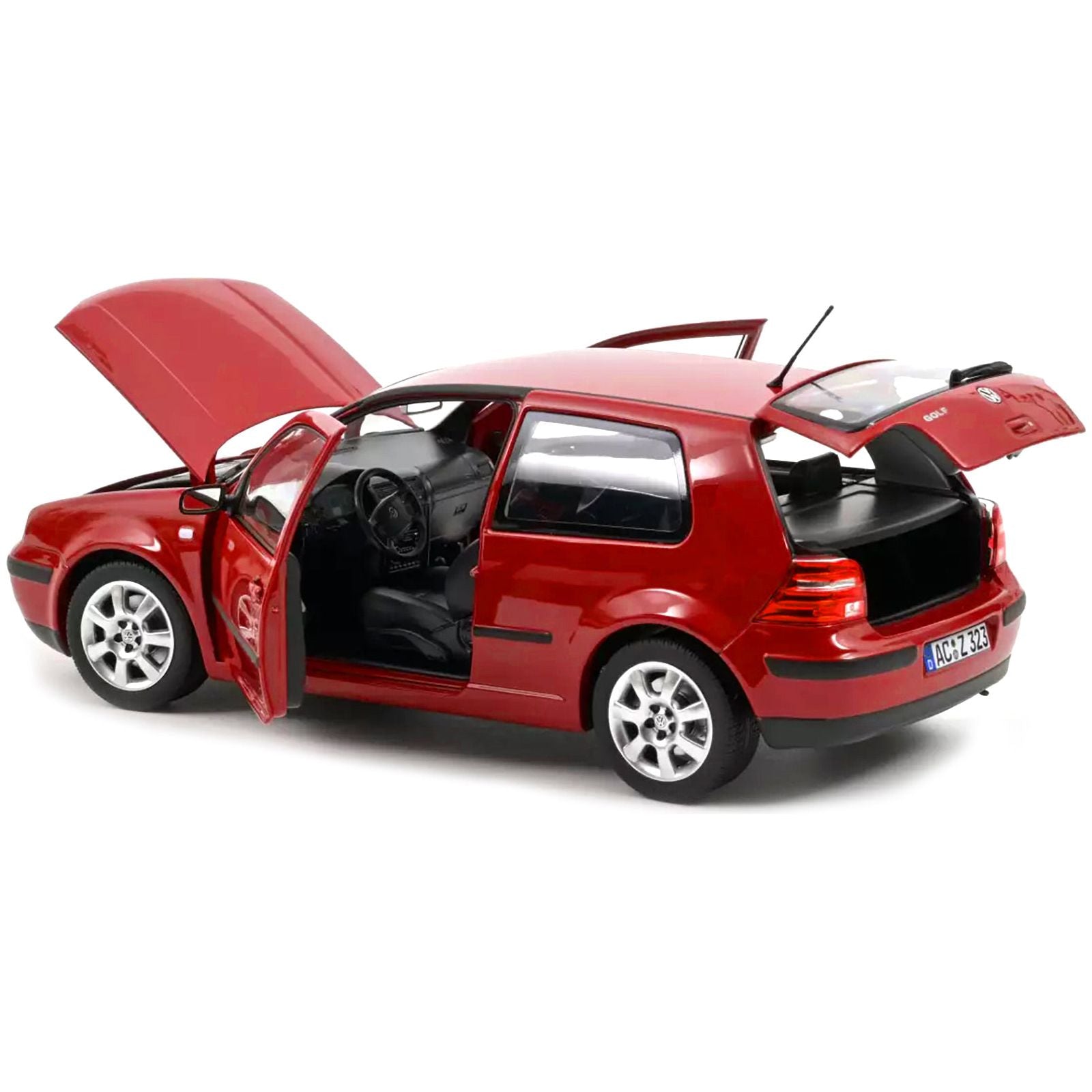 2002 Volkswagen Golf Red 1/18 Diecast Model Car by Norev - Norev - ModelCars.com