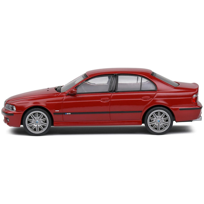 2003 BMW E39 M5 Imola Red 1/43 Diecast Model Car by Solido - Solido - ModelCars.com
