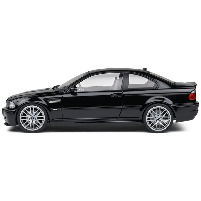 2003 BMW E46 CSL Black 1/18 Diecast Model Car by Solido - Solido - ModelCars.com