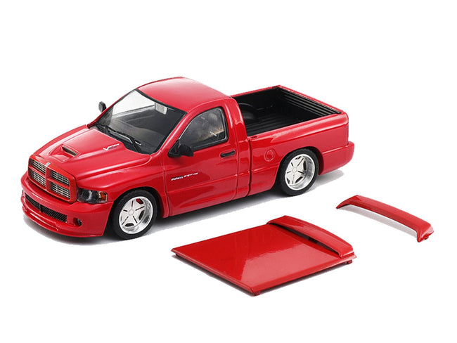 2003 Dodge Ram SRT-10 Pickup Truck Red 1/64 Diecast Model Car by Shoom64 Models-SHOOM64-ModelCars.com