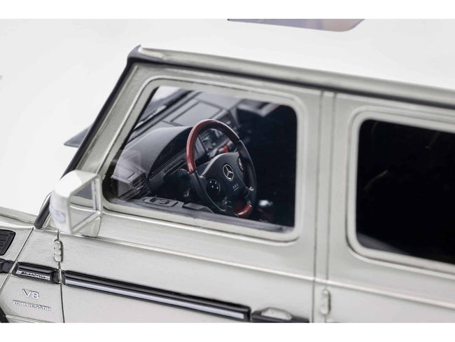 2003 Mercedes-Benz G-Class 55 AMG Iridium Silver Metallic Limited Edition to 999 pieces Worldwide 1/18 Model Car by Otto Mobile-Otto Mobile-ModelCars.com
