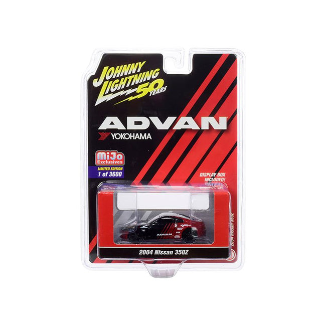 2004 Nissan 350Z ADVAN Yokohama "Johnny Lightning 50th Anniversary" Limited Edition to 3600 pieces Worldwide 1/64 Diecast Model Car by Johnny Lightning-Johnny Lightning-ModelCars.com