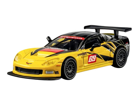 2005 Chevrolet Corvette C6R 69 Yellow and Black "Collection" Series 1/64 Diecast Model Car by Majorette-Majorette-ModelCars.com