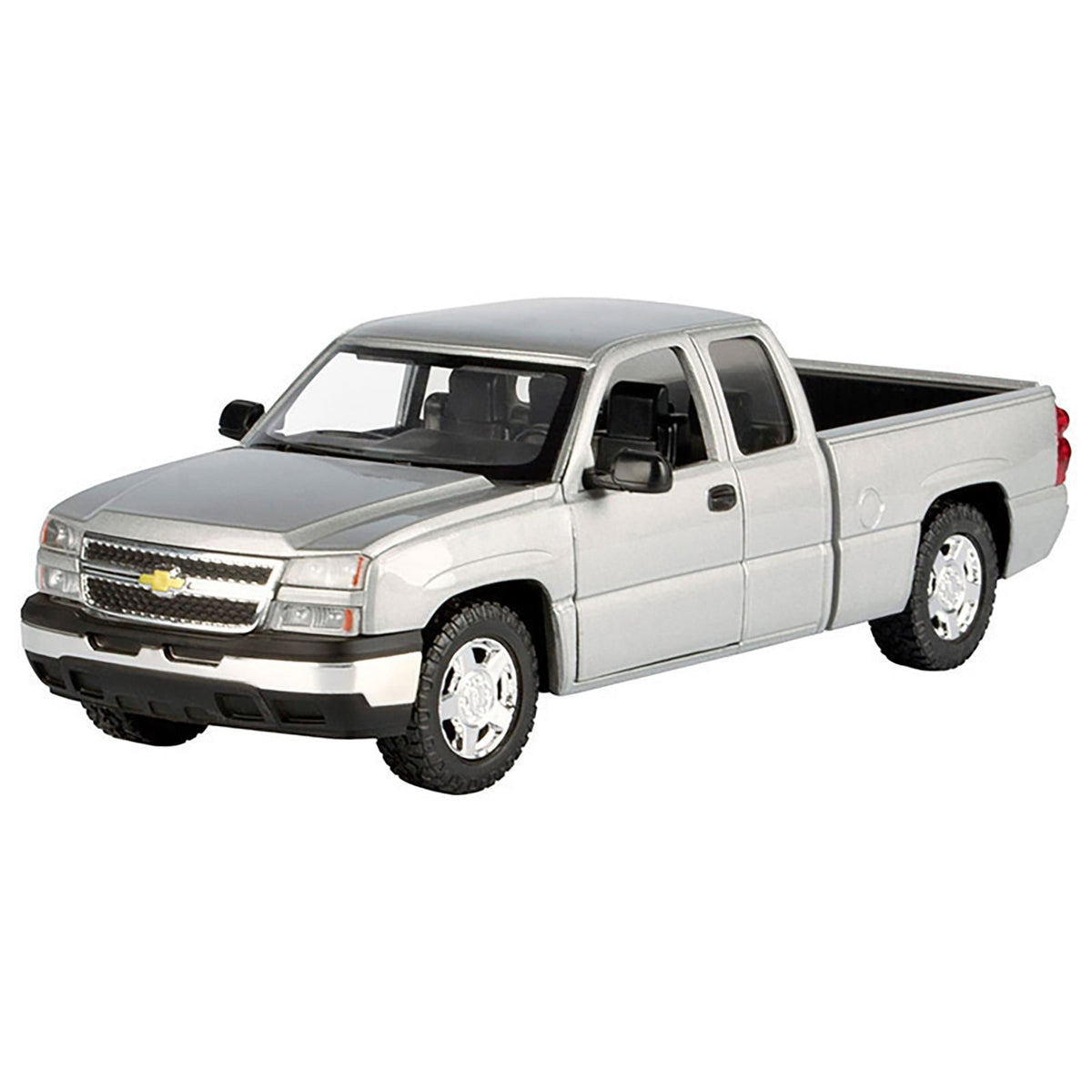 2006 Chevrolet Silverado 1500 Pickup Truck Gray Metallic "Timeless Legends" Series 1/25 Diecast Model Car by Motormax-Motormax-ModelCars.com
